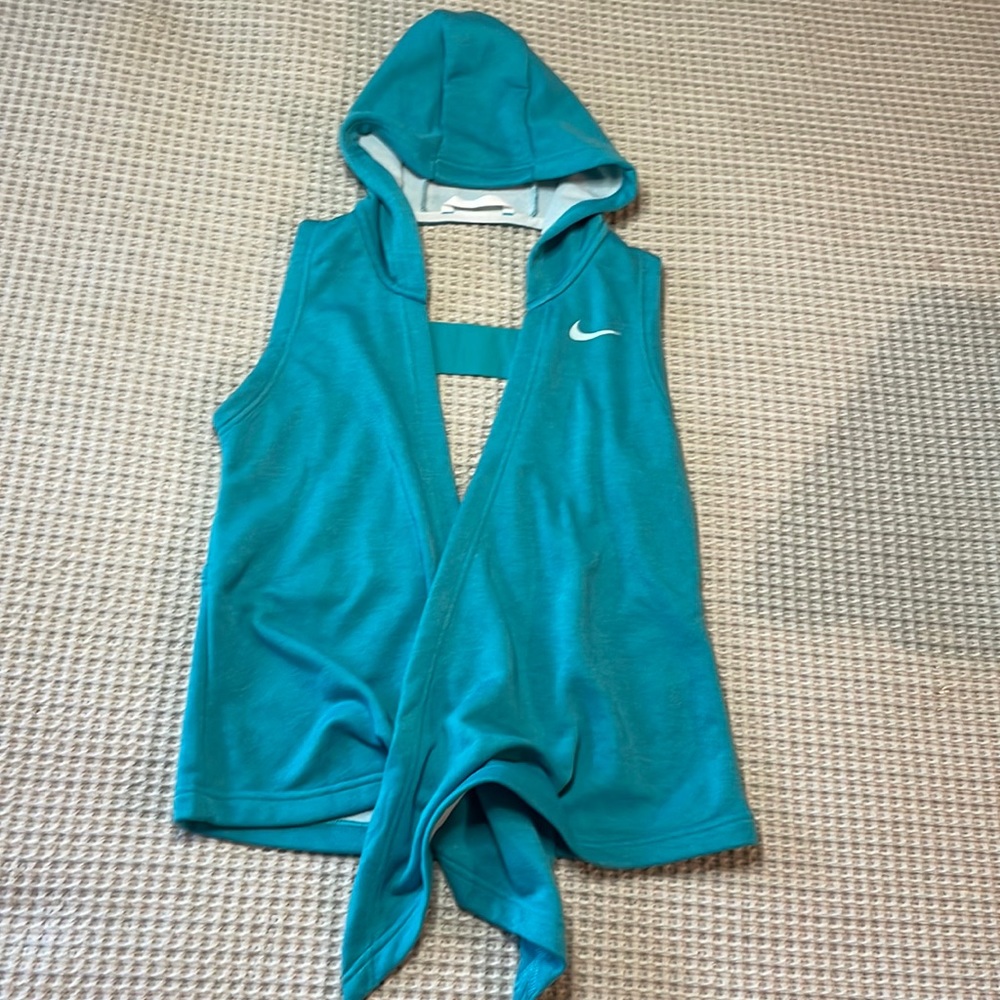 Nike Sleeveless Hooded Wrap Top - Sporty and CUTE!
